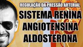 Sistema ReninaAngiotensinaAldosterona Regulação da pressão arterial  Anatomia  VideoAula 032 [upl. by Eded]