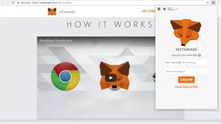 Tutoriel Comment créer une Wallet Ethereum  MetaMask pour acheter des Webb [upl. by Yoj]