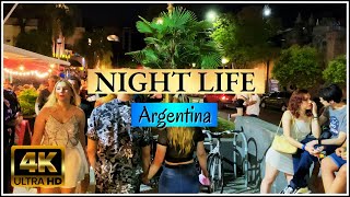 【4K】Night Life in Buenos Aires Argentina  Recoleta at Night  Travel Vlog [upl. by Adamik]