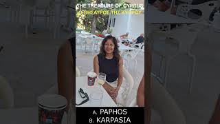 The Treasure Of Cyprus Quiz 2024shorts goddess holidays viralvideos funny quiz WanderSeek [upl. by Hallock64]