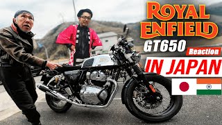 Japanese Riders reacts to GT 650 II Indian in Japan II [upl. by Irakab]