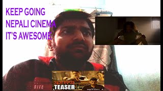 AGASTYA Chapter 1 Official Teaser Reaction Nepali Movie Saugat Malla Najir Husen Malika Mahat Nis [upl. by Arrek]