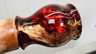 Woodturning – Rotten Firewood to Stunning Vase [upl. by Aihsenod898]