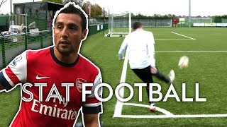 TwoFooted Corner Challenge Inspired By Cazorla  Stat Football ⚽ [upl. by Hyland]