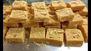 Besan Ki Barfi Recipe  Gramflour Barfi Recipe  Besan Barfi Recipe In Hindi  Pure Besan [upl. by Cortney436]