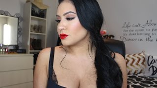 Valentines Day Tutorial Sexy Bold Red Lip [upl. by Halonna]