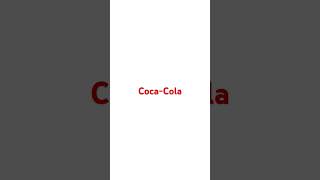 CocaCola Logo [upl. by Fermin]