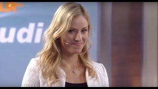 Angelique Kerber an der Torwand  Sportstudio [upl. by Eslehc]