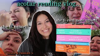 i read the entire acotar series  spoiler reading vlog pt 2 🧚🏼‍♀️💫 [upl. by Ettenal]