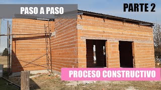 PARTE 2➡️ PROCESO CONSTRUCTIVO🏡ETAPA DE TECHADO🙌💪 [upl. by Ahlgren]