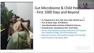 Gut Microbiome amp Child Health First 1000 days amp Beyond  IAP Pediatric Webinar [upl. by Ahsilla]