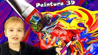 Réalisation de tableaux en relief avec la peinture gonflante 3D  Recette facile  Paint Art  DIY [upl. by Haida715]