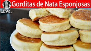 Gorditas de Nata Esponjosas  VickyRecetaFacil [upl. by Asira]