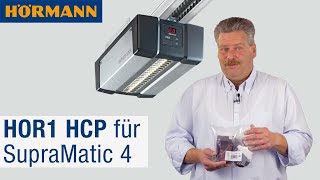 HOR1 HCP für GaragentorAntriebe SupraMatic 4 installieren  Hörmann [upl. by Peppel]