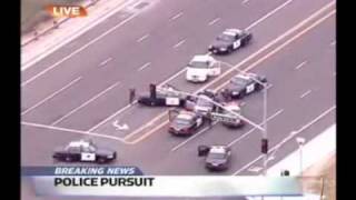 Orange County Police Car Chase  Benny Hill Themed [upl. by Dadinirt]