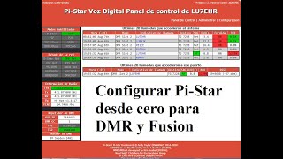 LU1COP  Configuracion desde cero en Hotspot  Jumbospot con Pistar para usar DMR y Fusion [upl. by Elauqsap]