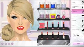 Stardoll Tutorial  Taylor Swift Makeup by Lovelifegirl [upl. by Eurd]