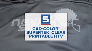 CADCOLOR® SuperTEK™ Clear Printable HTV [upl. by Hermes195]