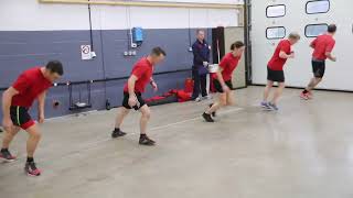 Bleep test for firefighters [upl. by Sinaj]