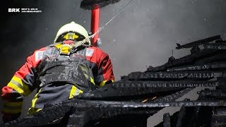 Sargans SG Garagenbrand  Brandursache unklar  hoher Sachschaden  Niemand verletzt [upl. by Wauters]