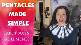 The PENTACLES tarot meaning made SIMPLE Tarot SUITS and ELEMENTS [upl. by Jahdai]