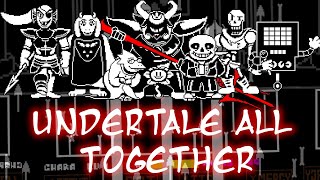 Undertale Sans Fight  But He Took All Undertales Universes With Him Completed [upl. by Flam176]