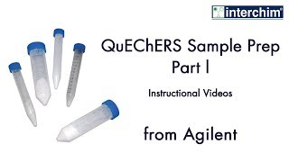 QuEChERS Sample Prep Pt 1 Agilent Instructional Videos [upl. by Uranie]