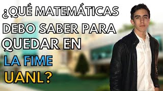 FIME UANL Carreras  ¿Cuántas matemáticas debo dominar para ingresar a FIME UANL [upl. by Flem996]