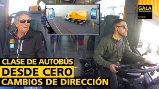 🚌 Clase de Manejo AUTOBÚS Domina los cambios de dirección I Permiso D [upl. by Nilsoj]