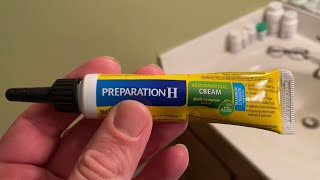 PREPARATION H Hemorrhoid Treatment Cream with Aloe Review [upl. by Doe]