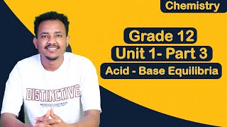 Grade 12 chemistry unit 1 Part 3 Measures of the Strengths of Acids amp Bases in Aqueous Solution [upl. by Christina]