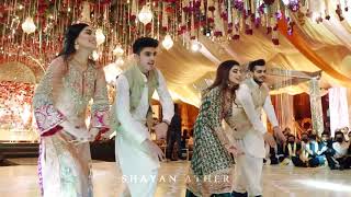 Bride Cousins Dance performance  Nadiyon Paar  Shayan Ather  Best Pakistani Wedding Dance [upl. by Elvina]