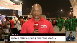 CAN 2023  Angola estreiase hoje diante da Argélia [upl. by Kus]