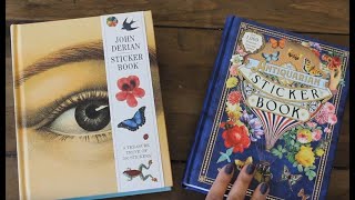 John Derian Sticker Book VS Antiquarian Sticker Book collagestickerbook [upl. by Trish40]