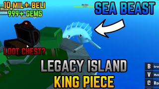 HOW TO FIND LEGACY ISLAND IN KING PIECE  KING LEGACY [upl. by Oirasor]