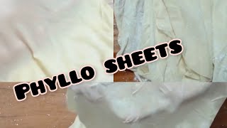 Homemade phyllo sheets recipeFilo Pastry recipeEasy Homemade filo or Dough Recipeফিলো শিট রেসিপি [upl. by Oirad]