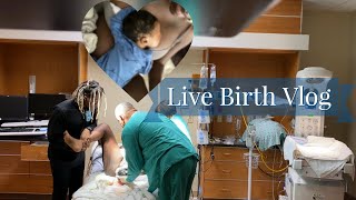 RAW NO EPIDURAL LABOR DELIVERY LIVE BIRTH VLOG  29 HOURS OF LABOR amp WHAT ACTUALLY HAPPENS  BABY 4 [upl. by Krischer]