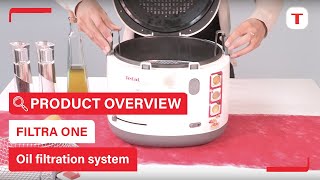 Filtra one a fryer with oil filtration system  Tefal [upl. by Zetnod989]