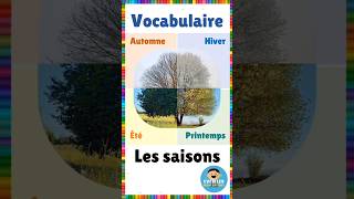 Vocabulaire  Les saisons  Français eme vocabulaire français saisons hiver printemps [upl. by Lewan]