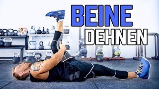 20 Minuten BEINE Dehnen zum Mitmachen  Dehnprogramm für Anfänger  LIVE Stretching Routine [upl. by Shepard]