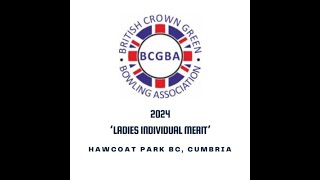 BCGBA Ladies Senior Individual Merit 2024 [upl. by Ettenor81]