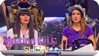 Rebecca und Larissa fliegen zum Mond  Die Martina Hill Show  SAT1 TV [upl. by Naeroled]