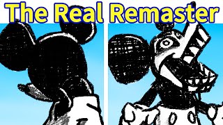 Friday Night Funkin VS Mickey Mouseavi Real Remastered Full Week FNF ModHARD Sunday Night Mod [upl. by Ahsitul]