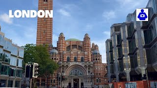 London Walk 🇬🇧 Westminster Cathedral 🔔 BIG BEN to Piccadilly Circus Central London Walking Tour [upl. by Kcirdahs247]