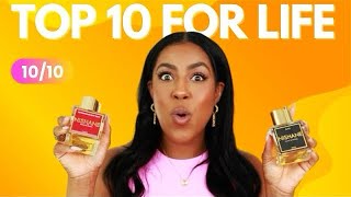 TOP 10 FOR LIFE FRAGRANCES 1010 [upl. by Ahsil]