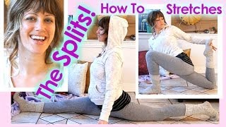 How To Do The Splits Stretches Flexibility Tutorial amp Workout For Cheerleading Ballet Yoga [upl. by Murdoch]