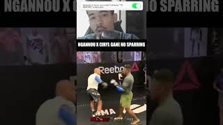 NGANNOU X CIRYL GANE NO SPARRING ngannou cirylgane ufc ufcbrasil [upl. by Hareehat]