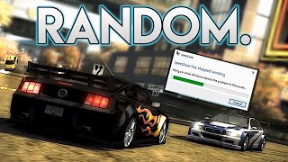 Random Mods in NFS Most Wanted Cars Physics Effects [upl. by Nilek]