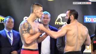 Aslambek Saidov vs Ben Lagman  ważenie [upl. by Llerryt]