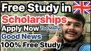 Scholarships in UK  How to apply for scholarships in Uk  Free study in uk  Apply Now [upl. by Nyrok]